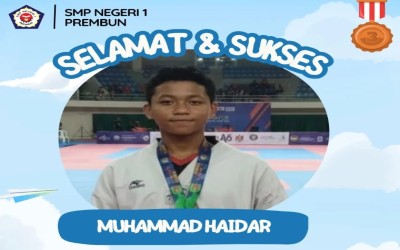 Muhammad Haidar Juara 3 Taekwondo