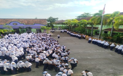 Pererat Silaturahmi, SMP Negeri 1 Prembun Gelar Halal Bihalal di Hari Pertama Masuk Sekolah