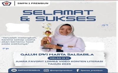 Galuh Dwi Marta Salsabila Juara Favorit